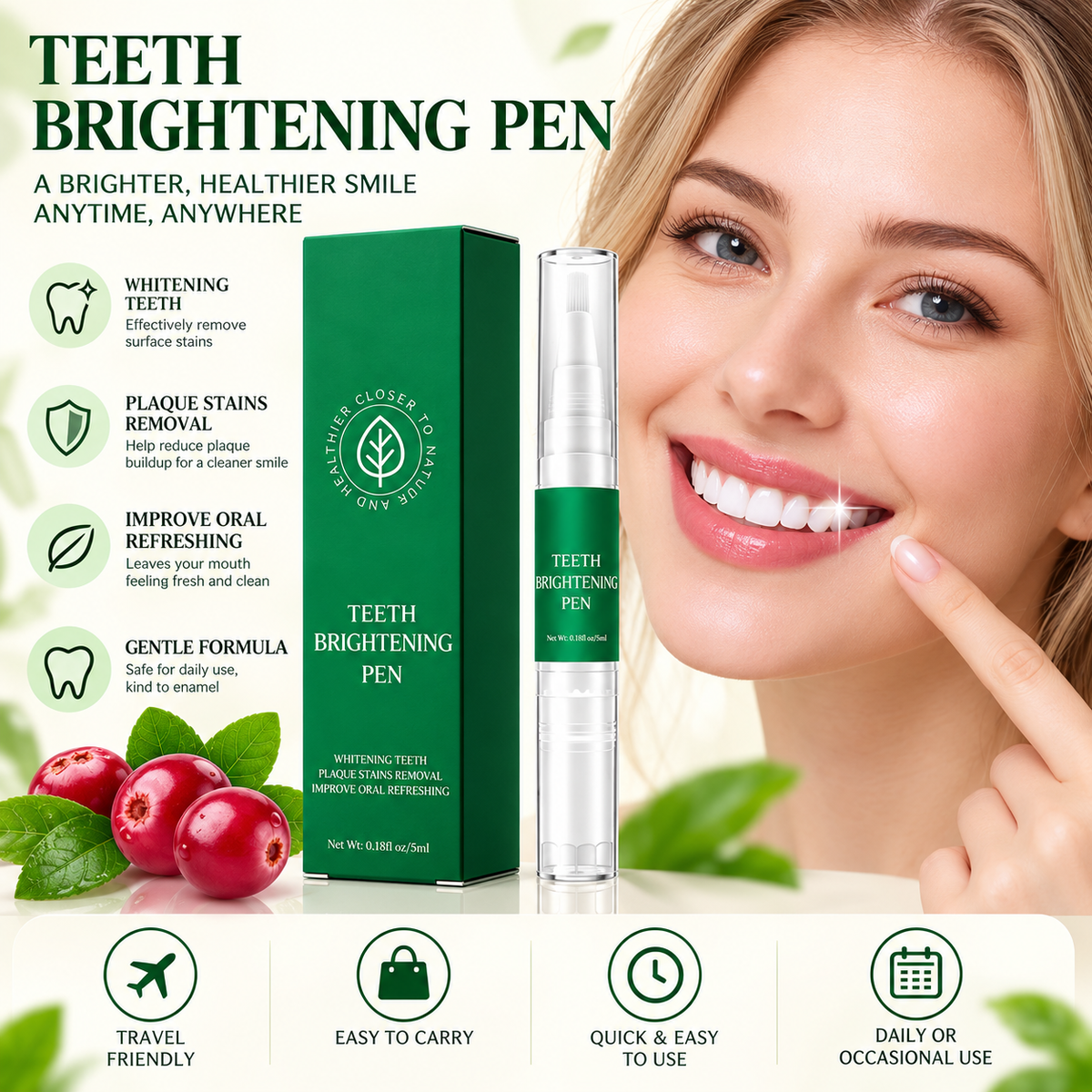 ⭐️BUY 1 GET 1 ✅| Professional Teeth Whitening Pen