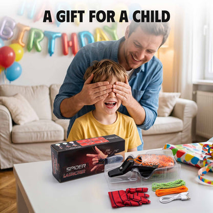USB-C Rechargeable String-Launching Web Shooter Light-Up Toy