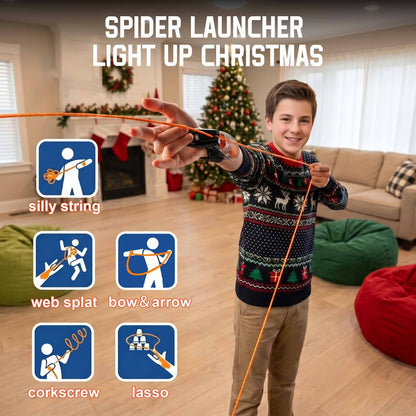 USB-C Rechargeable String-Launching Web Shooter Light-Up Toy