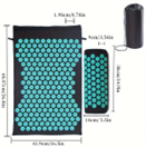 Acupuncture mat and pillow set carrying bag