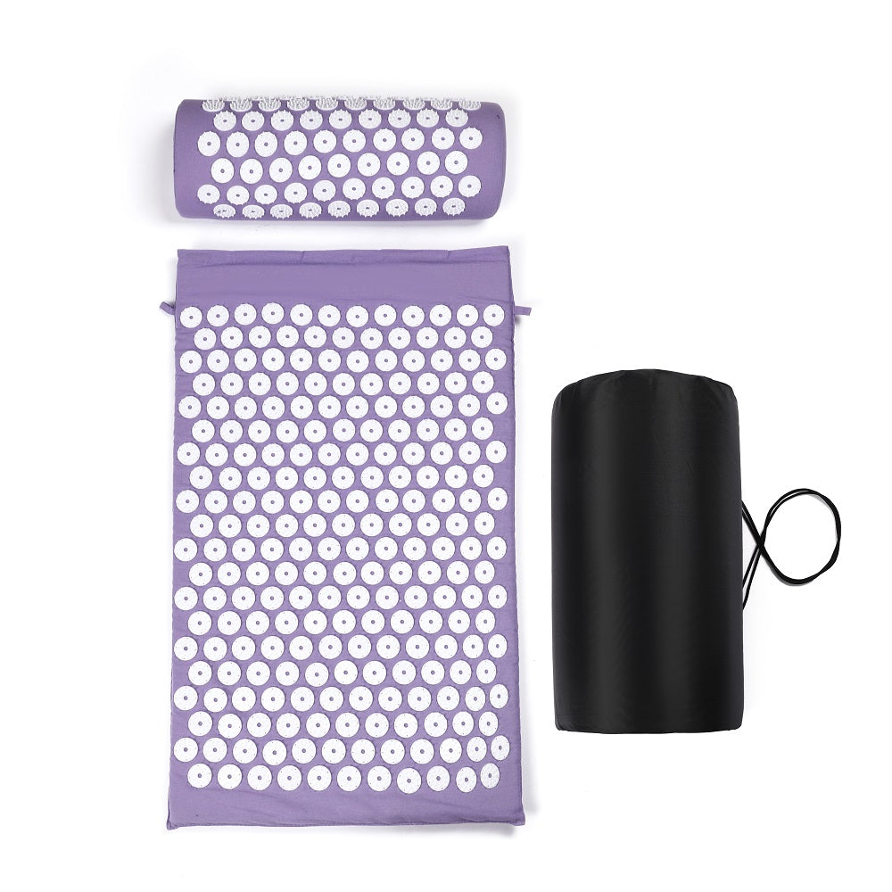Acupuncture mat and pillow set carrying bag