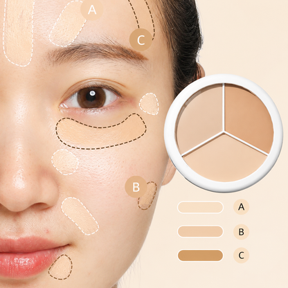 3-color Concealer Cream🌸