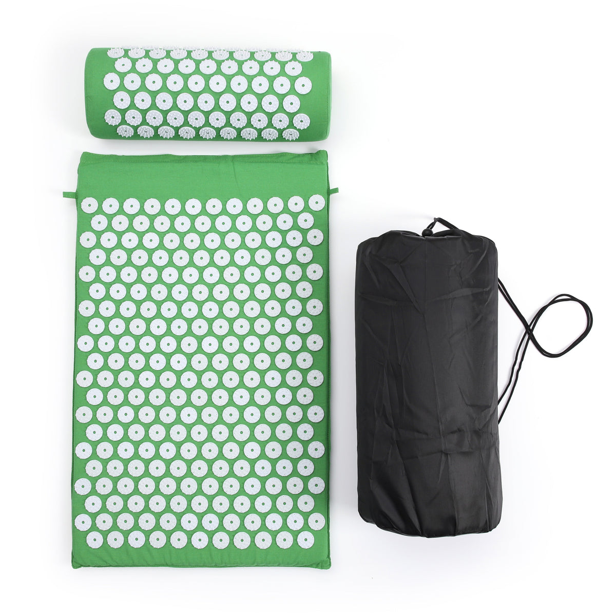 Acupuncture mat and pillow set carrying bag
