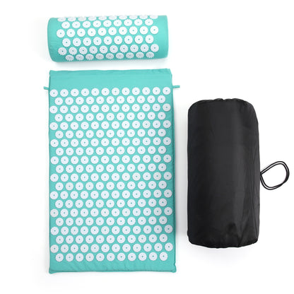 Acupuncture mat and pillow set carrying bag