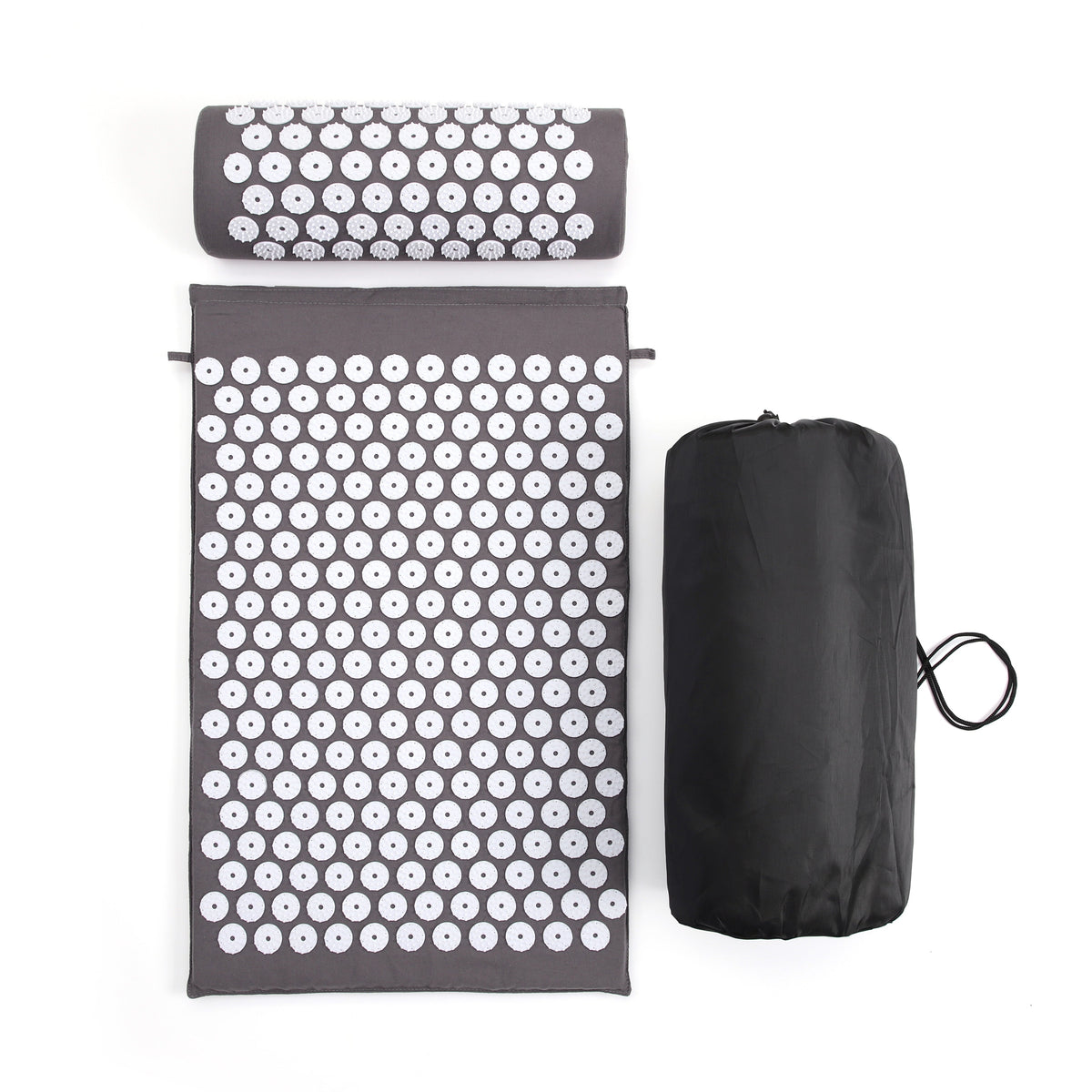 Acupuncture mat and pillow set carrying bag