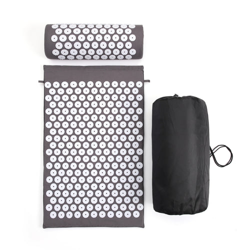 Acupuncture mat and pillow set carrying bag